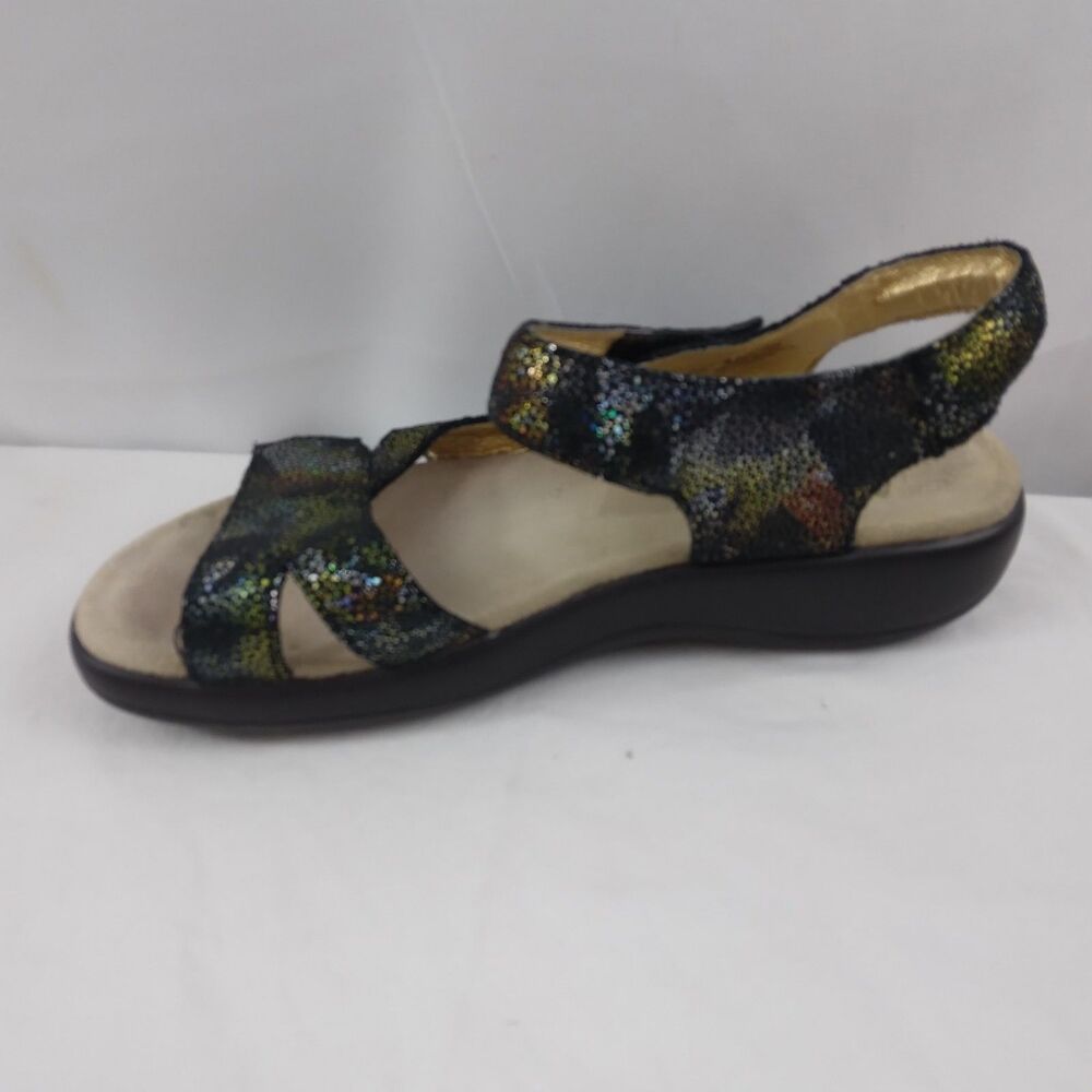 Alegria Joy Oh Snap Joy-483 Black Iridescent Leather Women's Size 38 US 8 8.5 - Picture 5 of 10